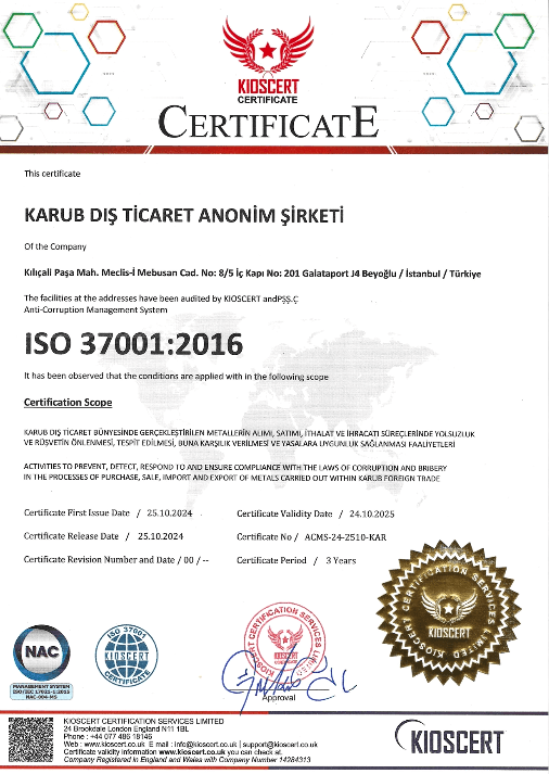 karub certificates image 1