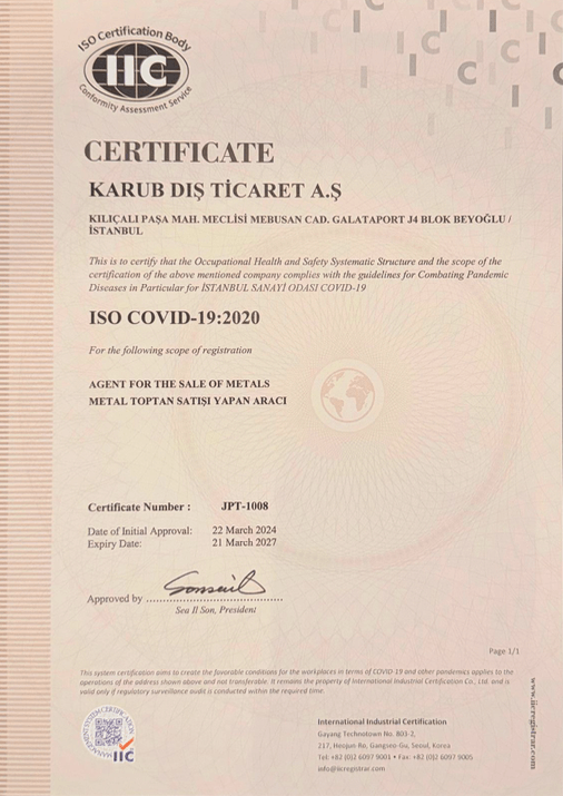 karub certificates image 1